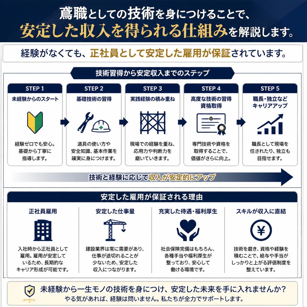 安定収入を手に入れる