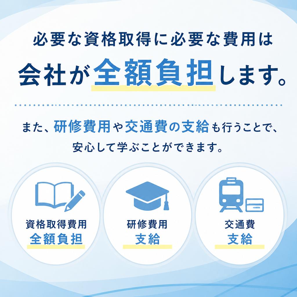 資格取得のためのサポート