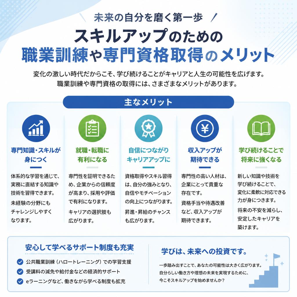 4. 職業訓練と資格取得の重要性