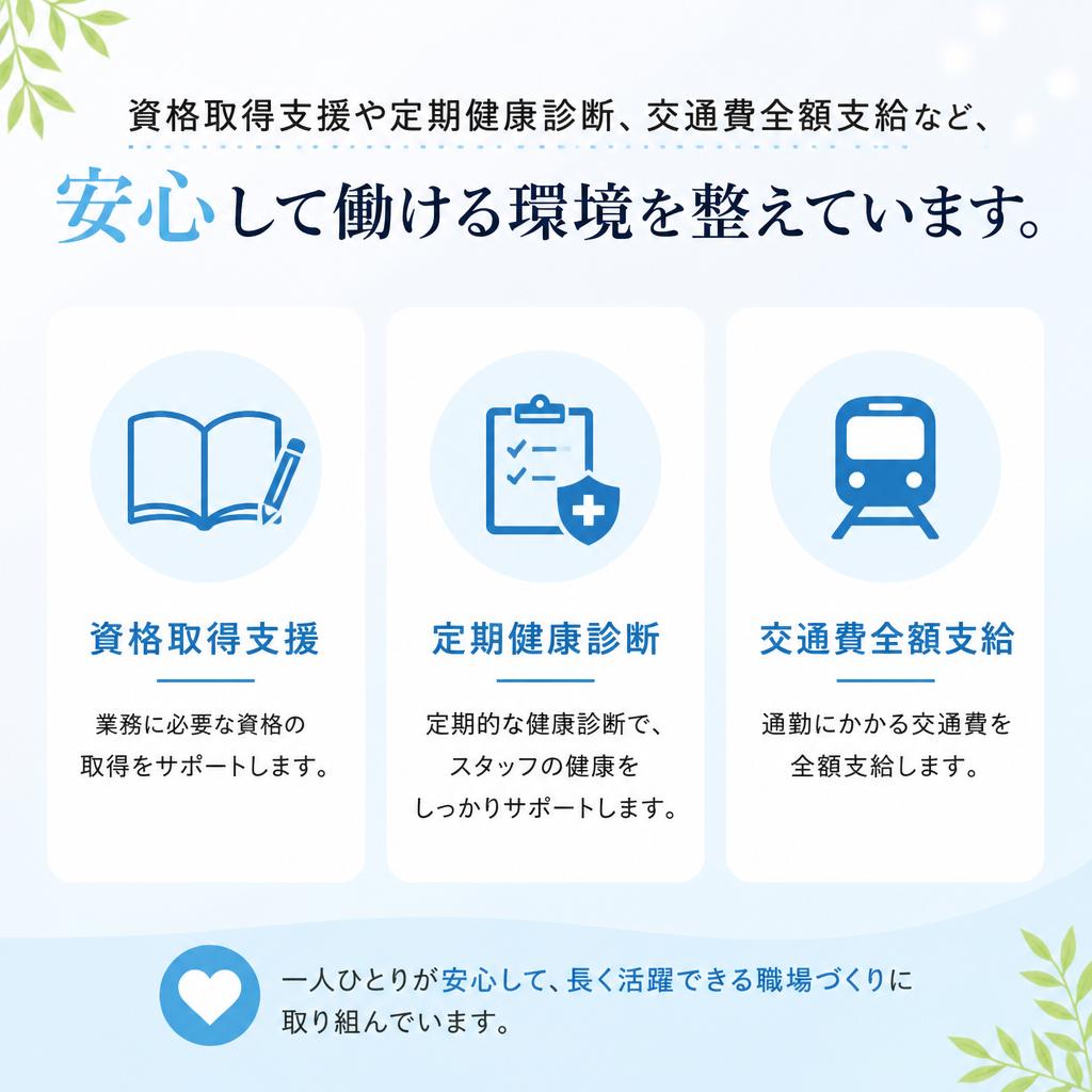 充実した福利厚生