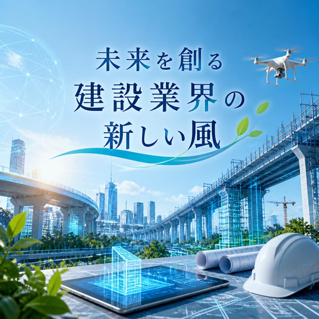 未来を創る建設業界の新しい風