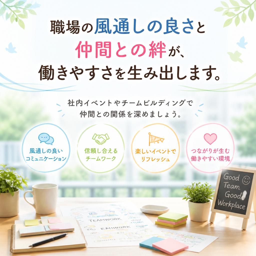 職場の雰囲気とチームワークの重要性