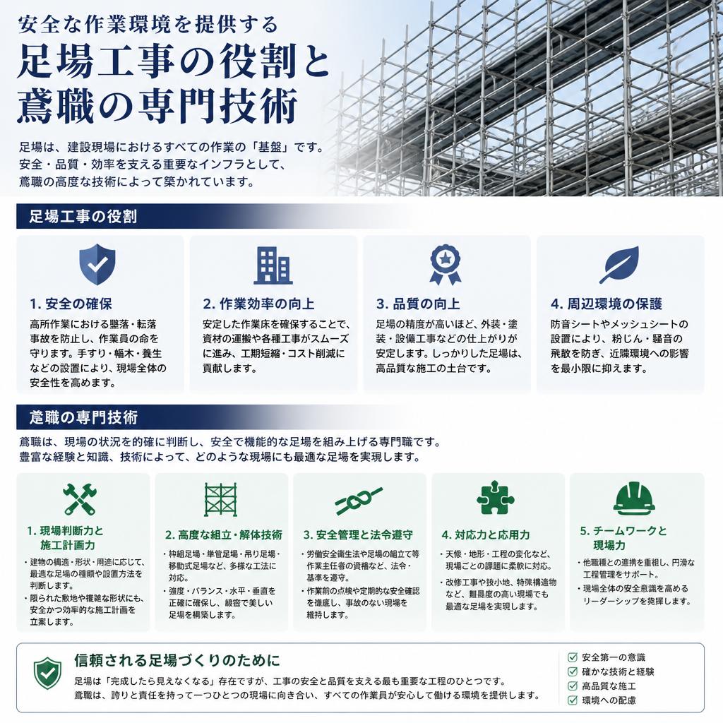2. 足場工事の重要性