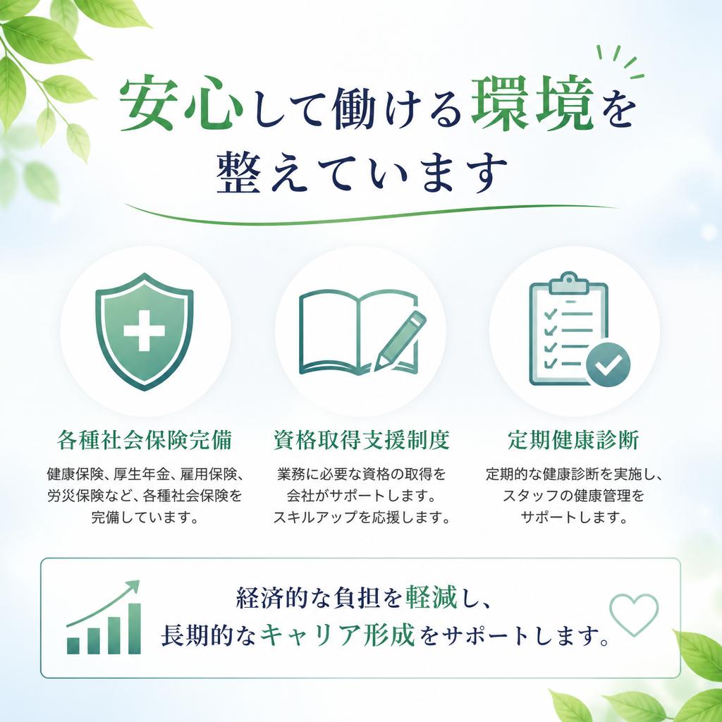 充実した福利厚生