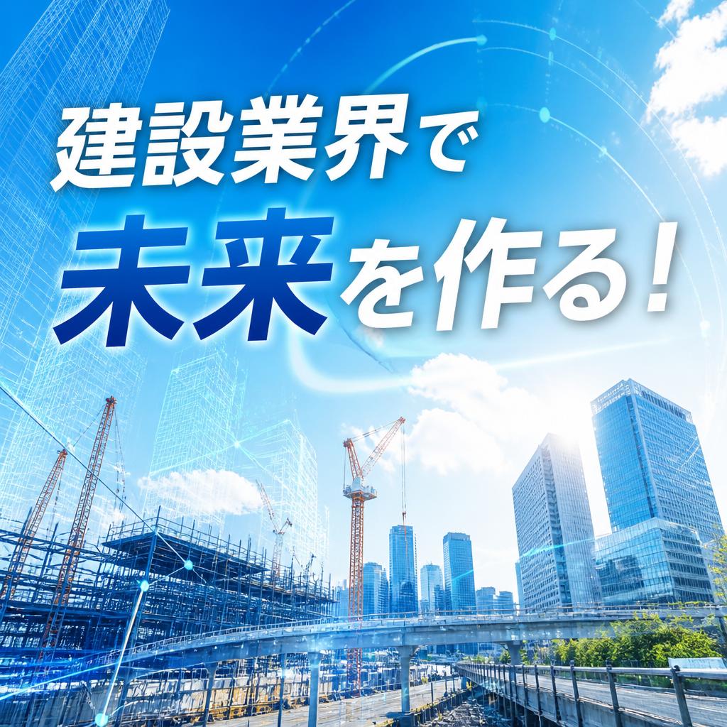 建設業界で未来を作る！