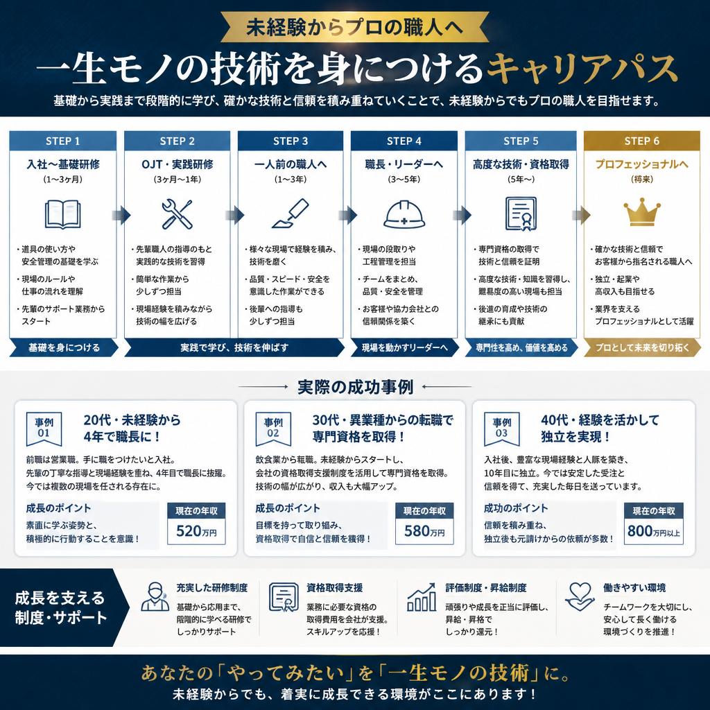 2. 職人のキャリアパス