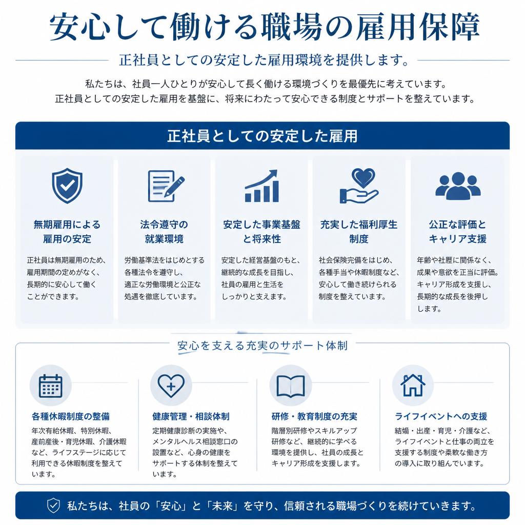 4. 雇用保障の特徴