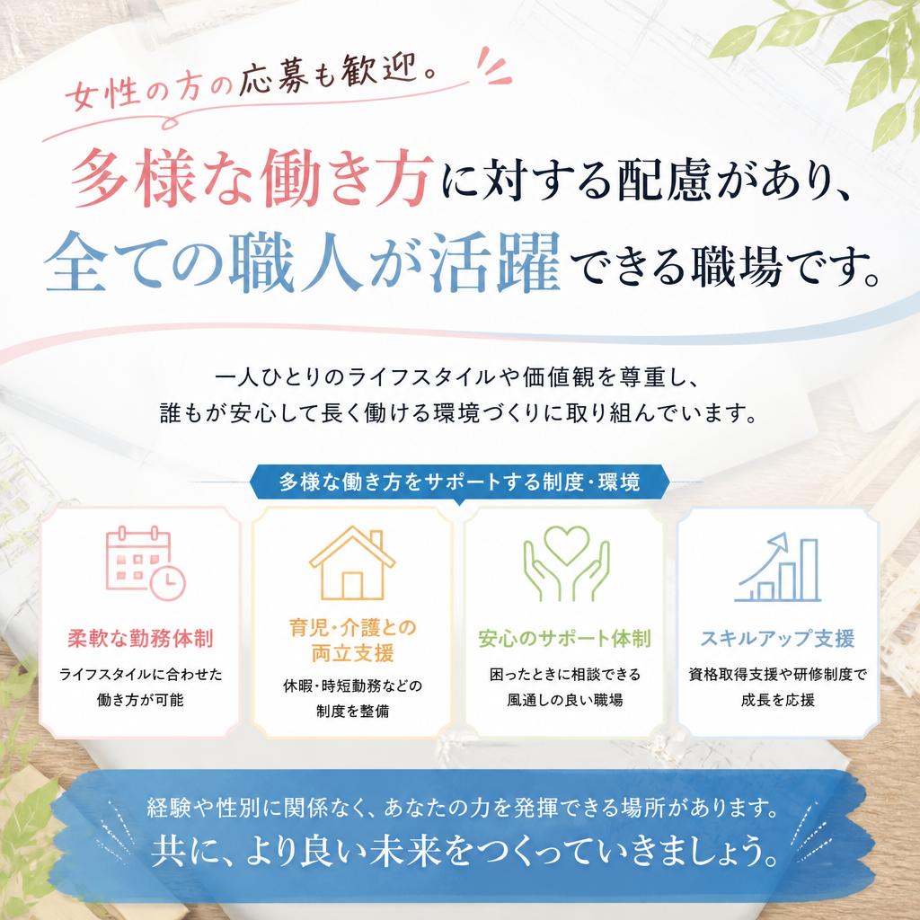多様な働き方への理解